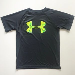 Under Armour Shirts & Tops - Boys Under Armour Grey Green Shirt Size Small EUC Under Armour Shirts & Tops - Boys Under Armour Grey Green Shirt Size Small EUC